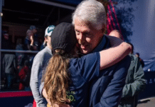 Bill Clinton Turns Up at NYC Marathon With a Mysterious Bandage — Because of Course He Did