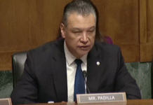Watch: Sen. Padilla Throws Notebook, Melts Down, and Sprints Out of ICE Hearing