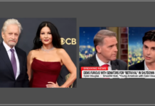 Hollywood Fury: Michael Douglas and Catherine Zeta-Jones Fume After Scott Jennings Schools Dylan Douglas