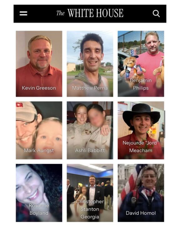 White House Honors Jan 6 Victims and Pardoned Patriots