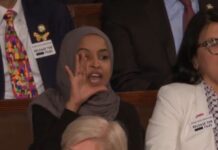 Ilhan Omar Screams at President Trump Live