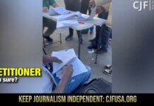 Surveillance Footage Reveals Petition Scam in California