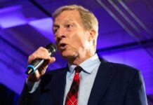 Tom Steyer Sparks Outcry After Commending Male Runner in Girls’ Race