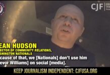 Footage captures Nationals official acknowledging discrimination against Christian pitcher