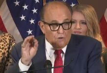 Trump blasts the left as Rudy Giuliani battles in critical condition