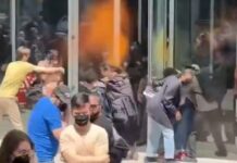 Protesters Doused by Federal Officers Outside St. Paul Courthouse Following Antifa Indictment