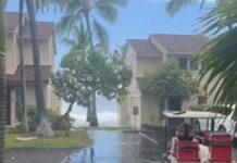 Huge Wave Engulfs Hawaiian Condo Roof While Onlookers Record