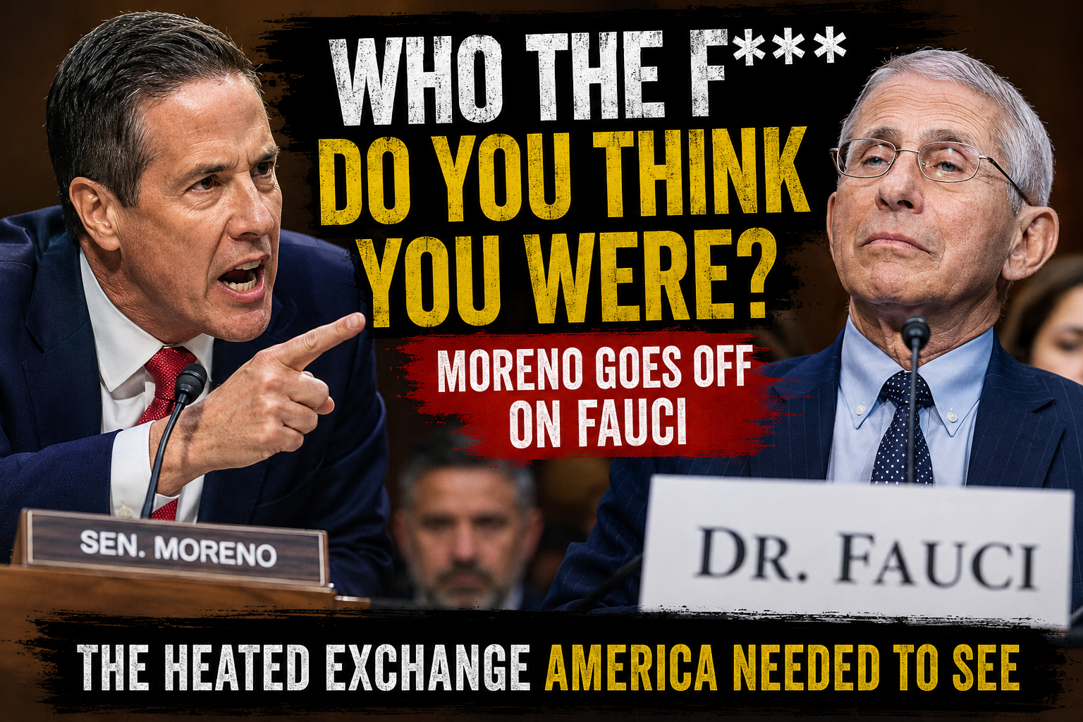 Bernie Moreno Explains Why Fauci Repeatedly Invoked the Fifth Amendment
