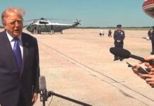 Trump Explains Why New Air Force One’s Emergency Slide Deployed Before Dallas Trip