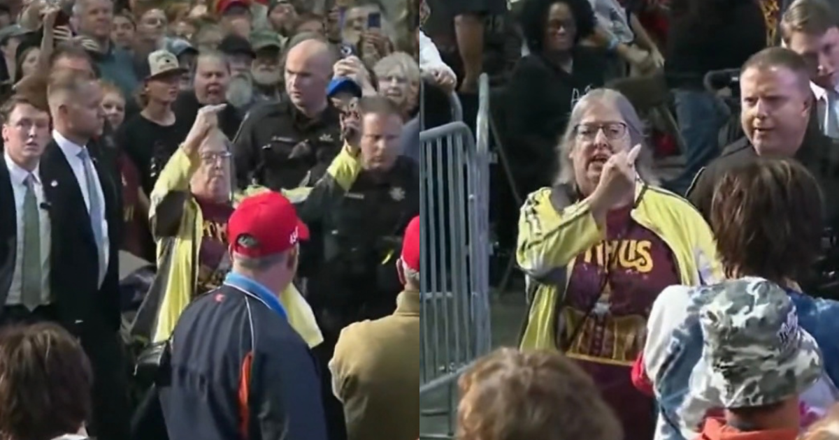 At Syracuse Rally, Trump Calls Protesters Losers as Woman Flips Him Off